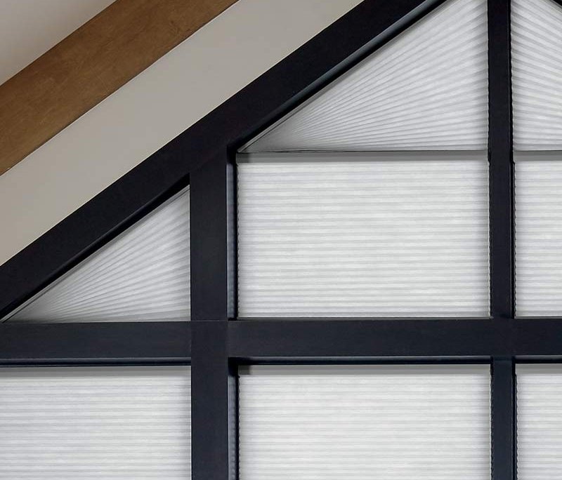 Celleular shades for specialty shape